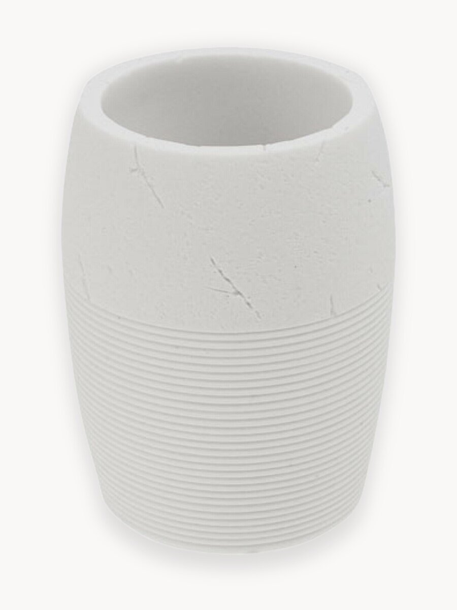 Стакан для зубных щеток PERFECTO LINEA Whitestone белый (35-105033)