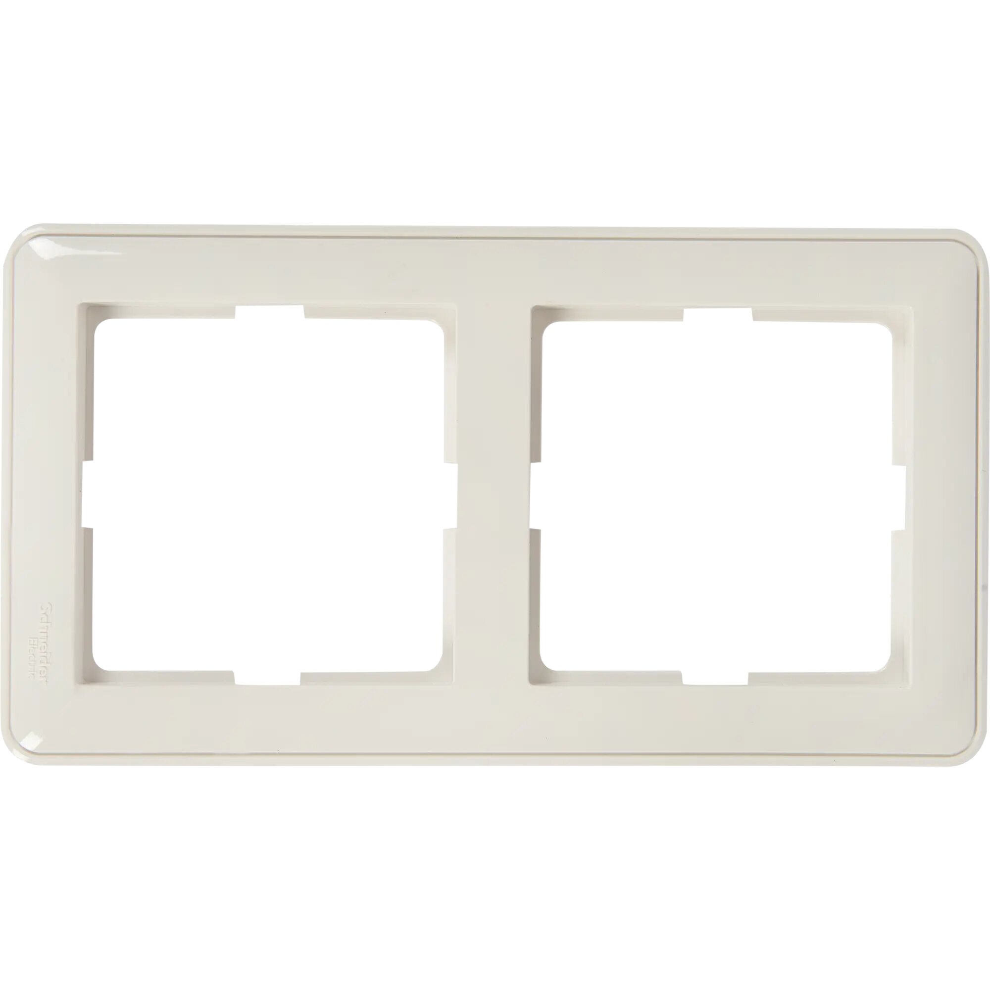 Рамка для розеток и выключателей Systeme Electric W59 2 поста цвет белый