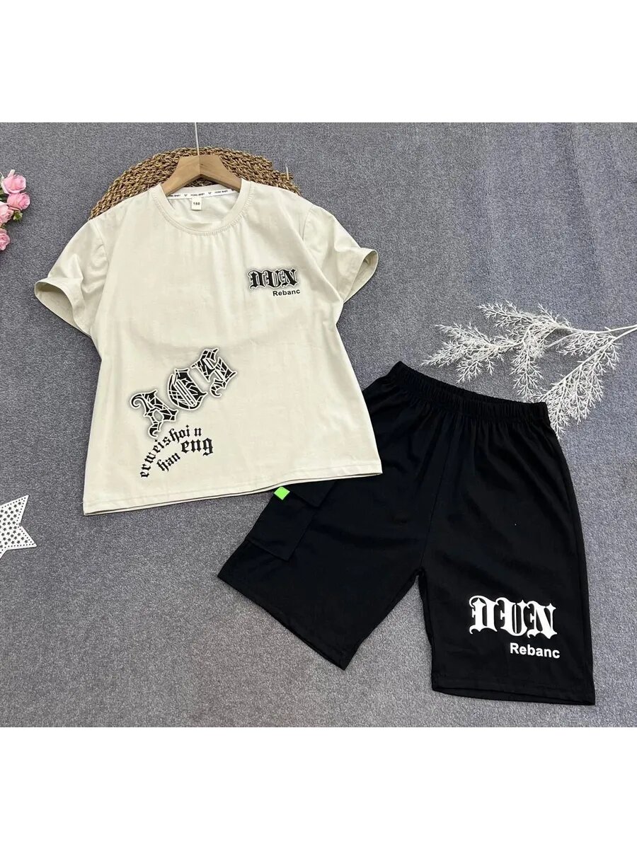 Комплект одежды Клевер СПб весна-лето размер 180 рост 158 черный серый