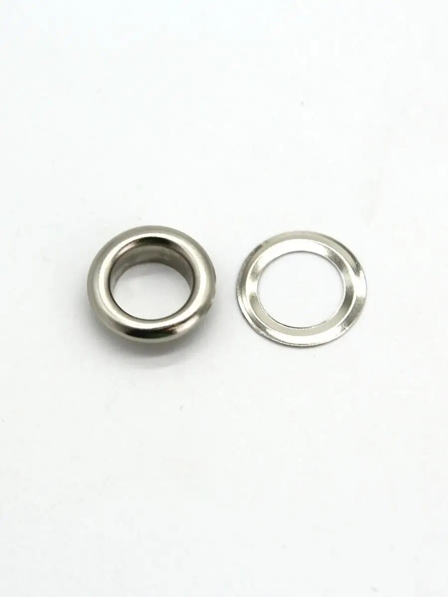 Люверсы 10 мм, никель, 25 комплектов — фото 1