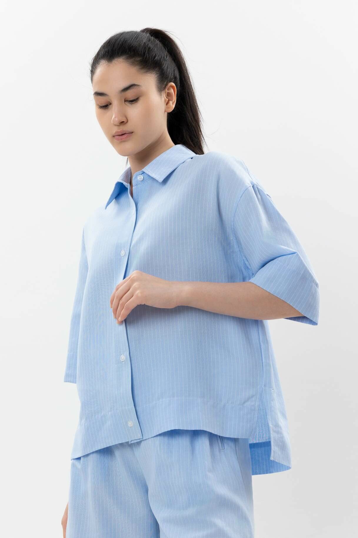 Блуза TERRA PRO, размер XL, blue