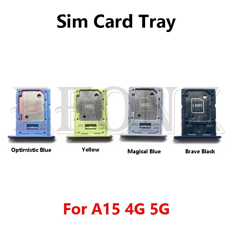 Для Samsung Galaxy A55 A15 5G A156 4G A155 Держатель лотка для SIM-карты Разъем A15 5G Magical Blue
