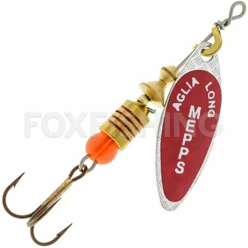 Блесна вращающиеся Mepps Aglia Long Redbo №1 4,5гр. #S
