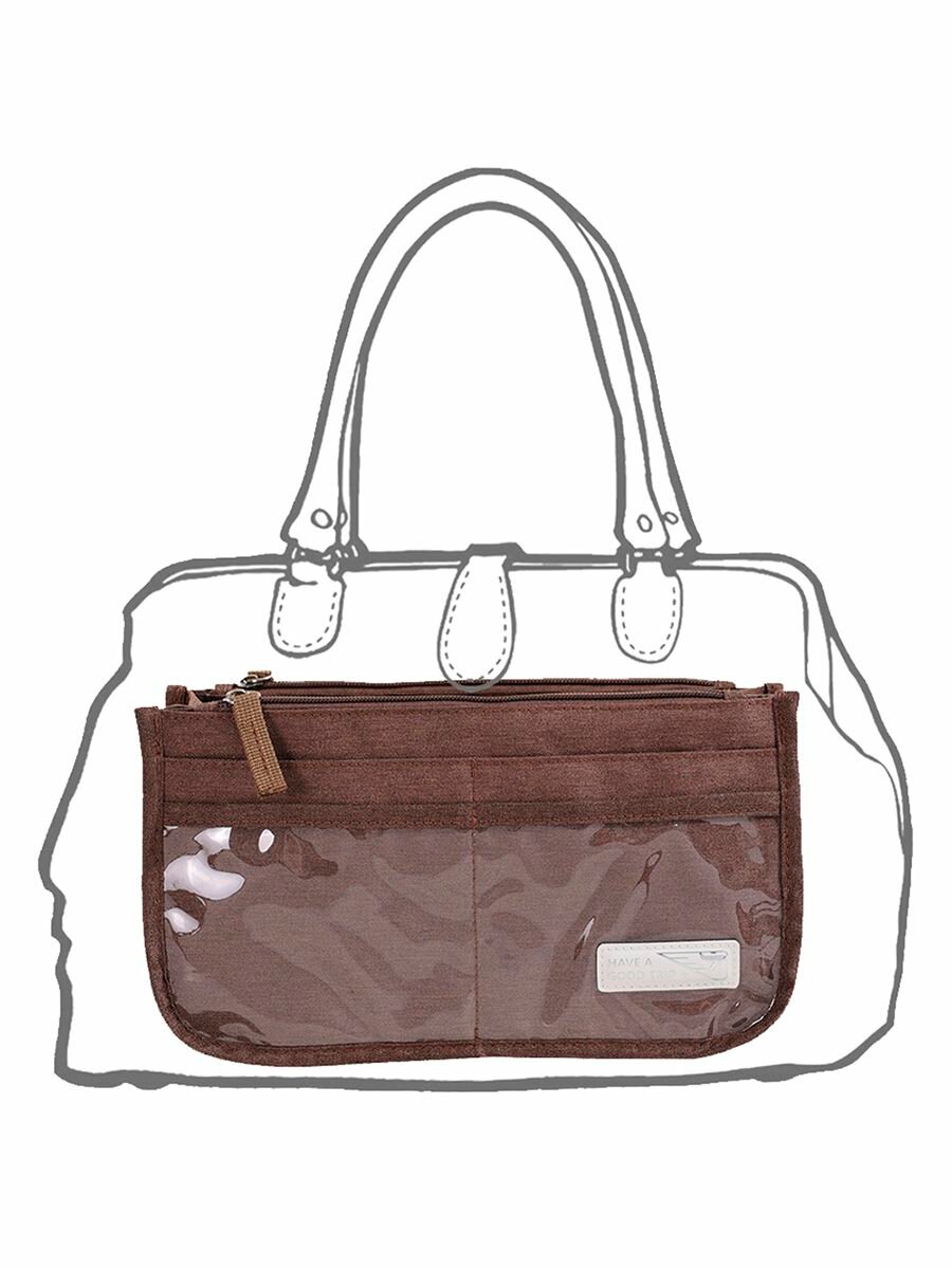 Органайзер для сумки NIT Perfect Goods ширина: 16 см. высота: 9.5 см. длина: 27.5 см.  коричневый