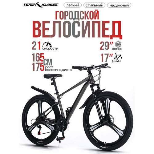 Велосипед Team Klasse FB-3, городской, 21 скоростей, диаметр колес 29