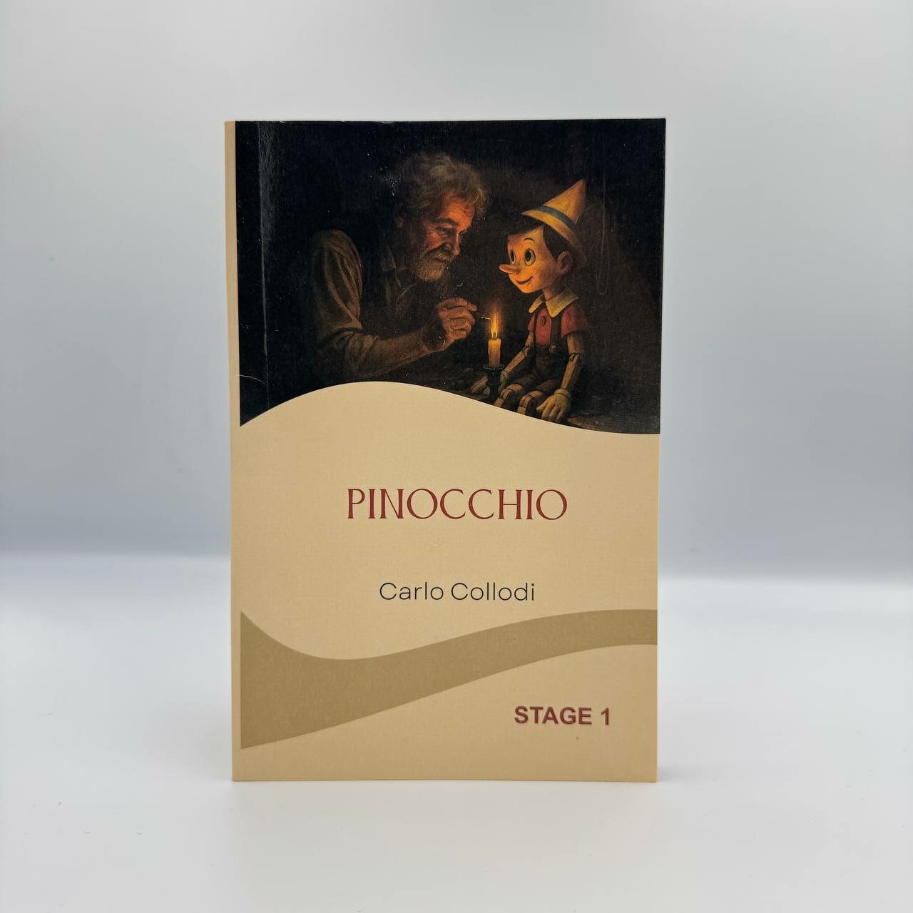 Книга Carlo Collodi "Pinocchino" Stage 1, художественная публицистика, A5, 64 стр