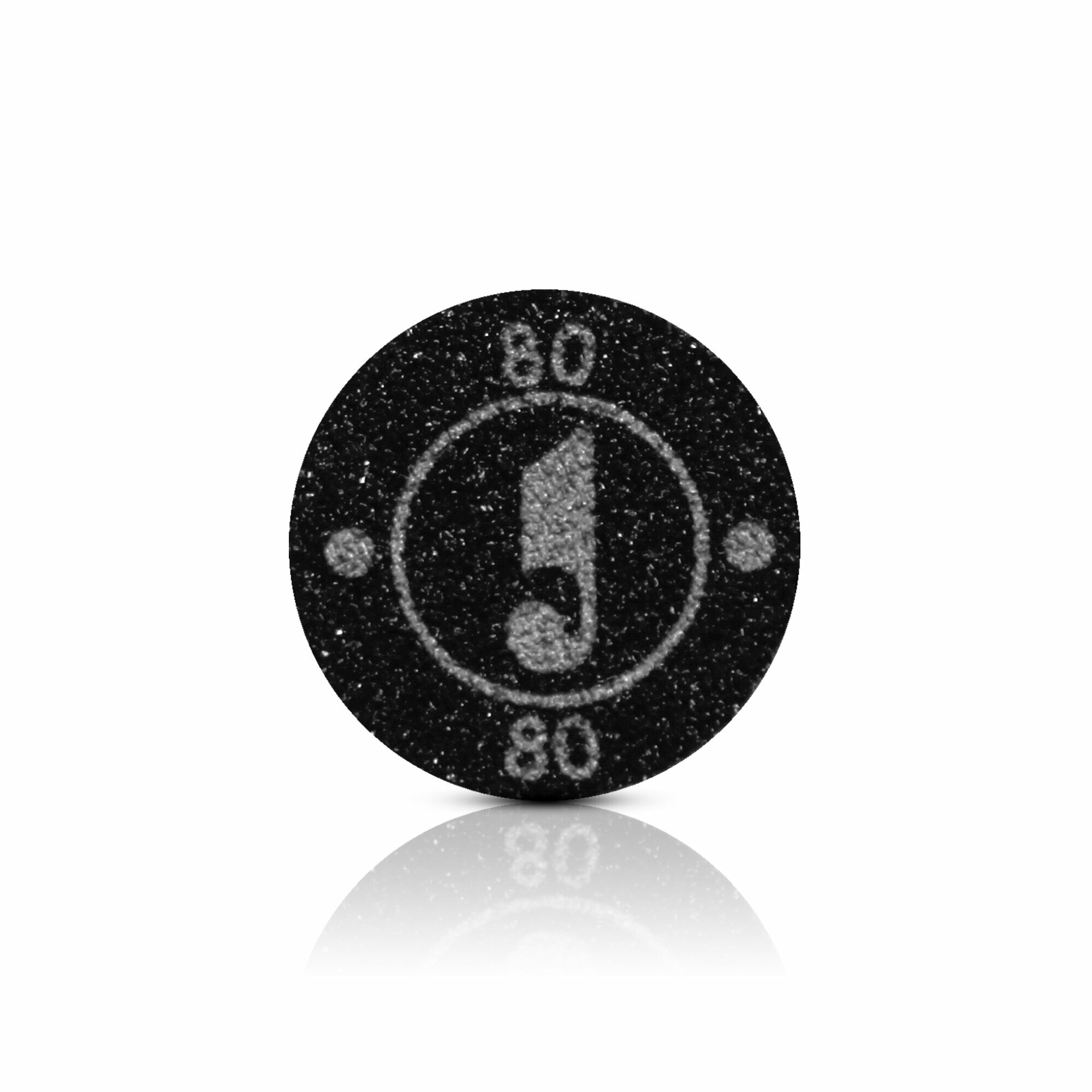 Файлы диски для педикюра абразив 80, D20мм, черный, уп 30 шт