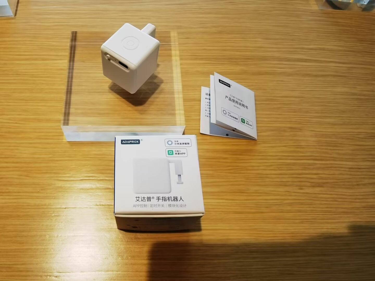 Картинки Миниатюрный Bluetooth-переключатель Xiaomi Mijia голосовое и сенсорное управление через приложение (умный дом, автоматизация)