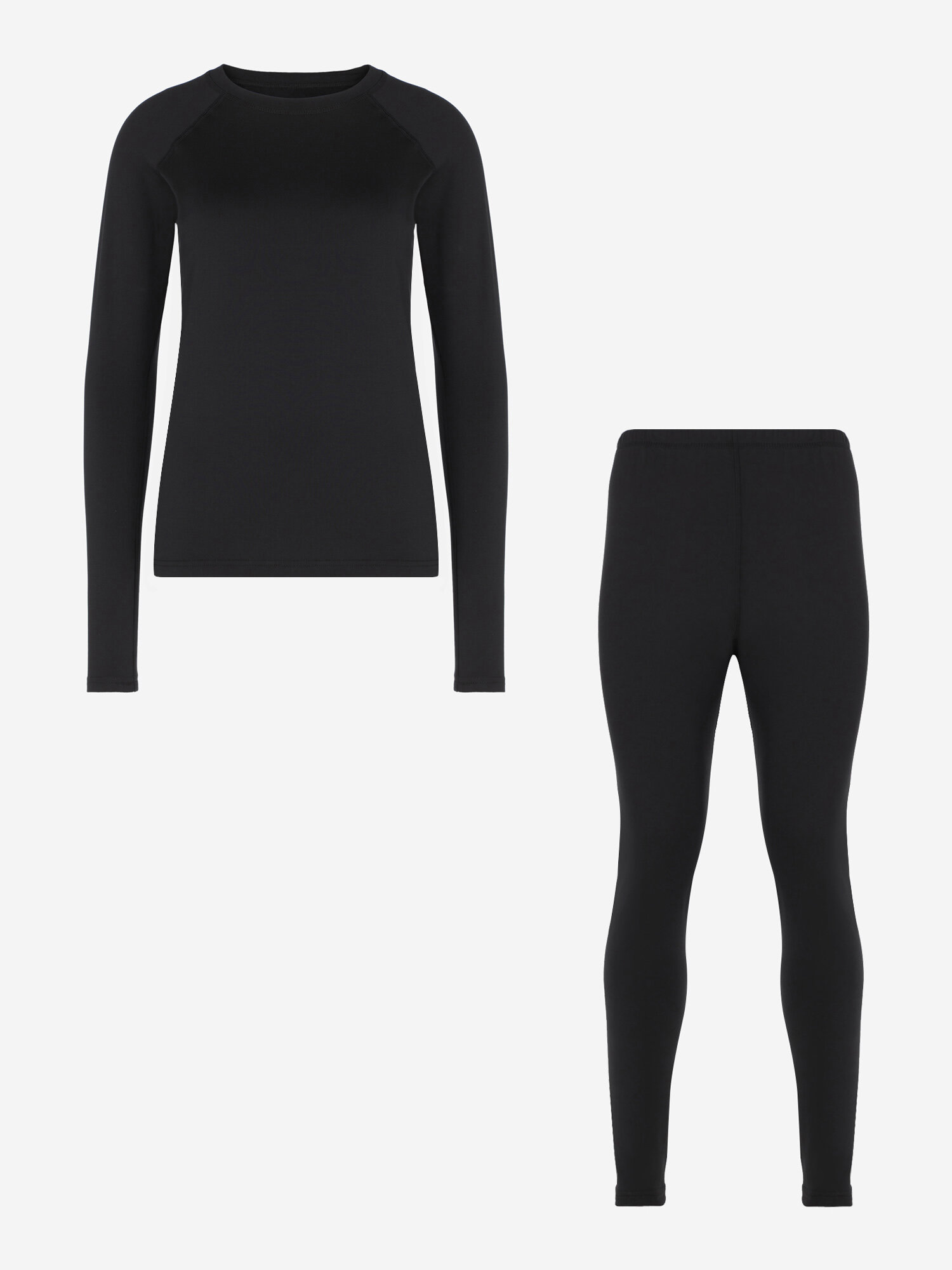 Комплект термобелья De Mount De Mount Women's Base layer sets, размер 50, черный