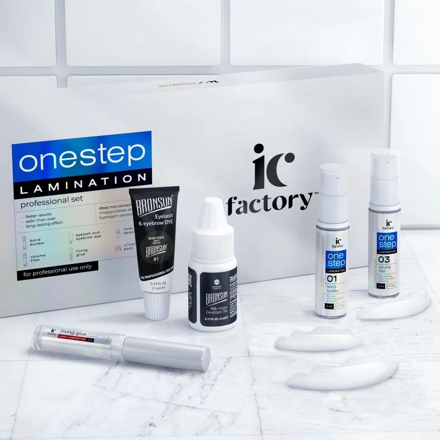 Набор One Step Innovator Cosmetics, для ламинирования ресниц, 10 мл — фото 1