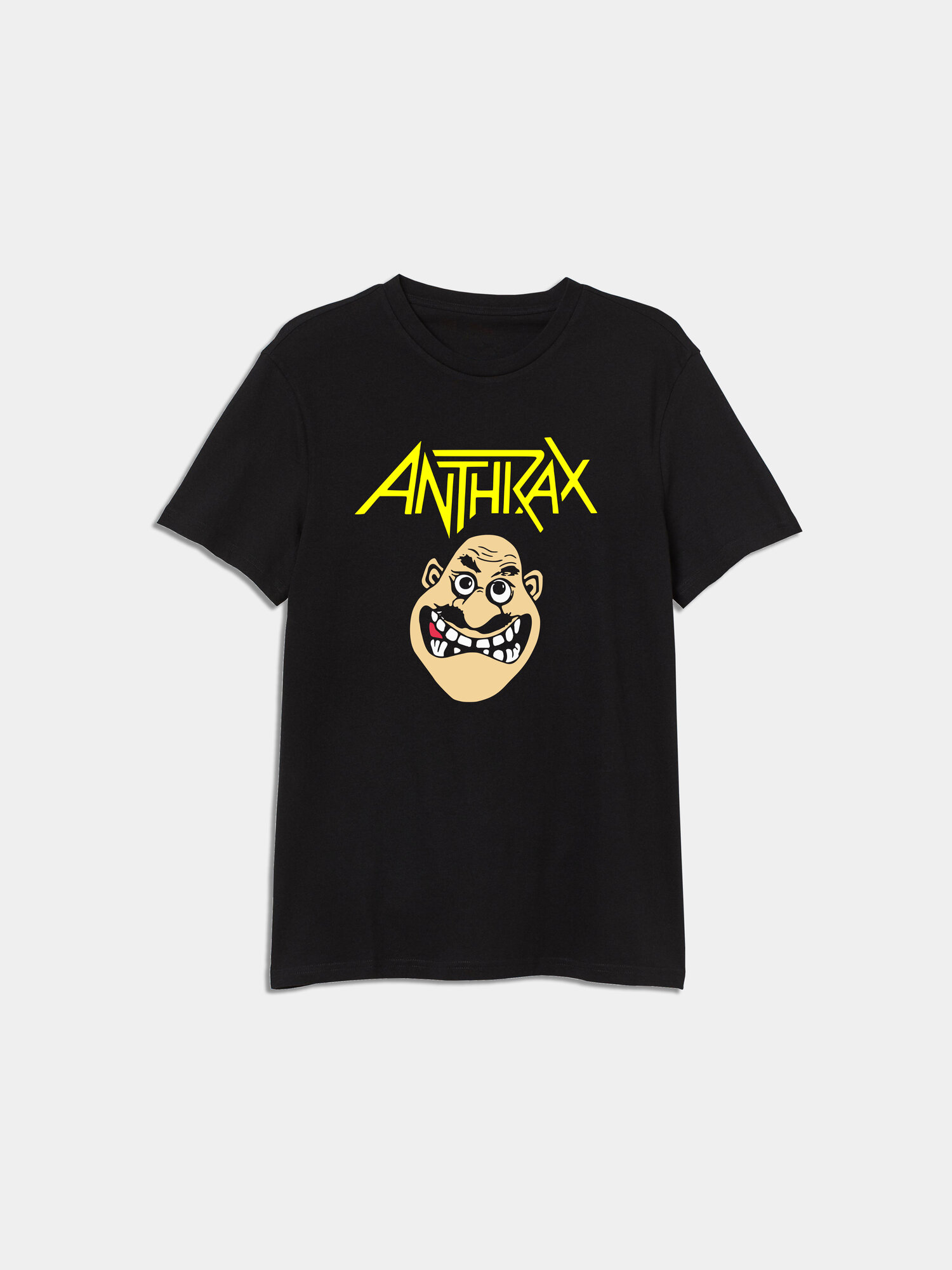 Футболка Anthrax, 1 шт., размер M, черный/желтый