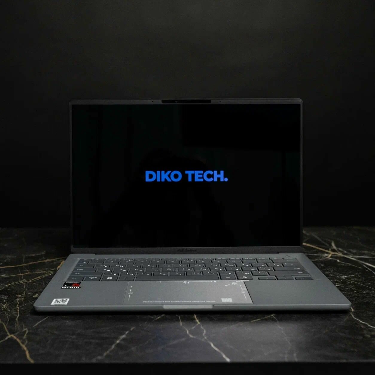 Ноутбук ASUS Zenbook 14 Air, Qualcomm Snapdragon X X1-26-100, Qualcomm Adreno X1-45, 32 GB, 1 TB, серый