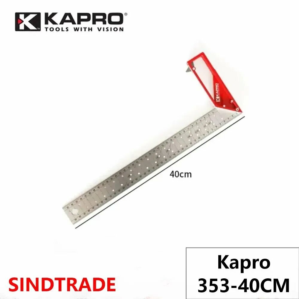Kapro Линейка/угольник 400мм Металл