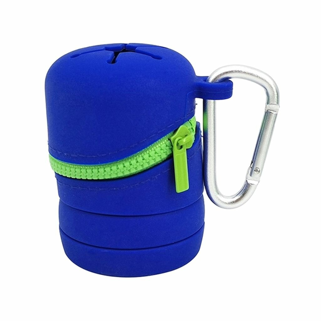 Складной мусороуловитель для ловли нахлыстом-синий