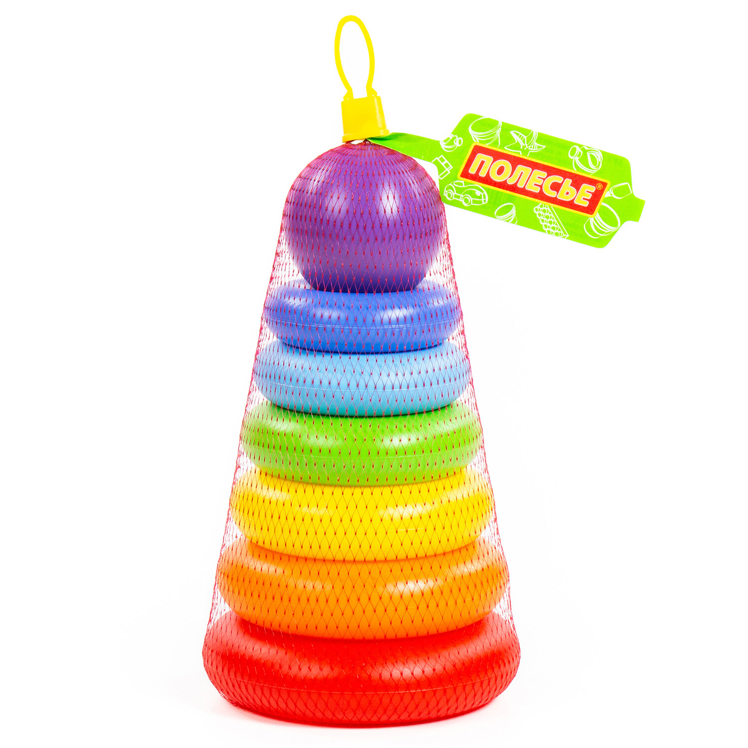 Игрушка Полесье пирамидка Колечко-шар — фото 1