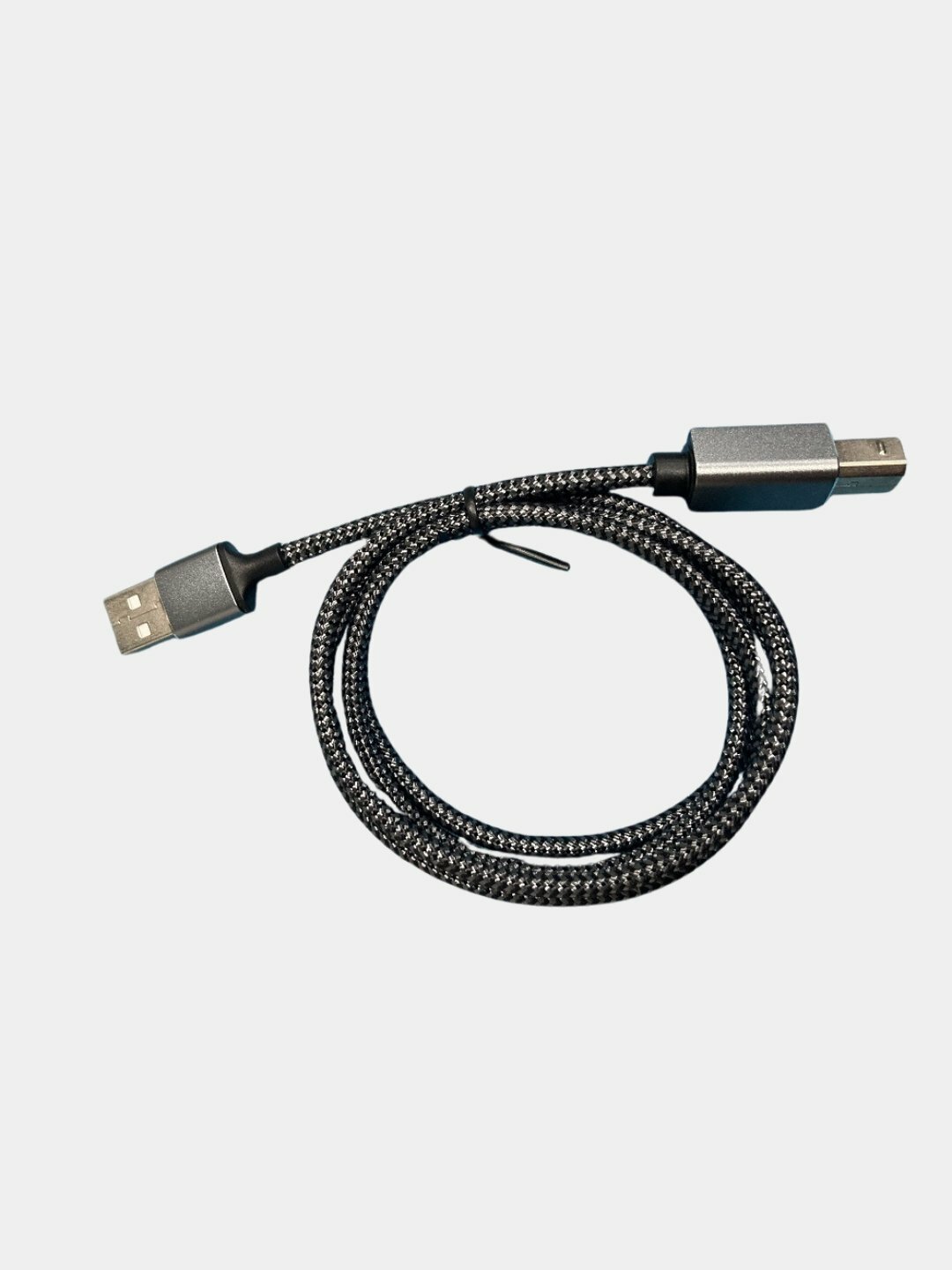 Кабель для принтера, в тканевой оплетке, USB A на USB B, 1/2/5 м — фото 1