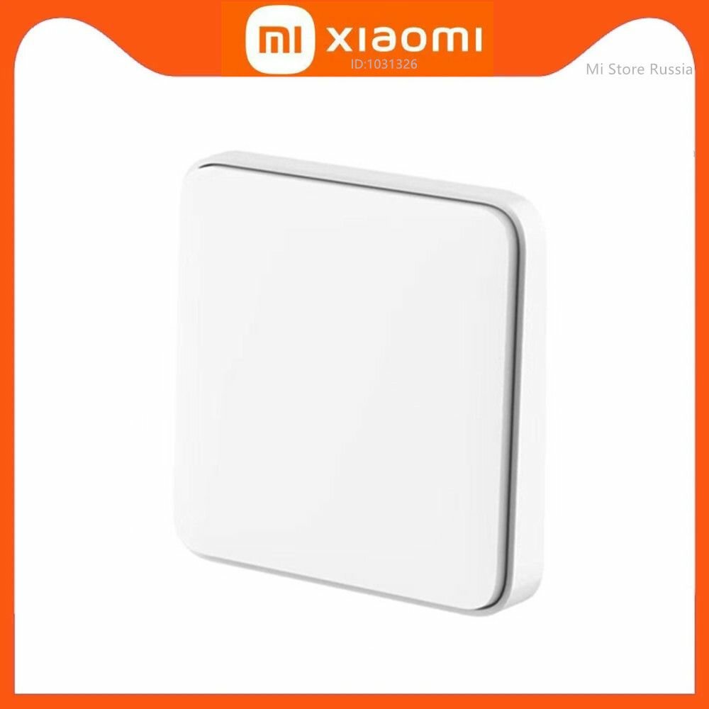 Умный выключатель одноклавишный Xiaomi Mijia Smart Switch BLE Mesh Single Fire  одну клавиши  DHKG01CM Mihome APP   Белый