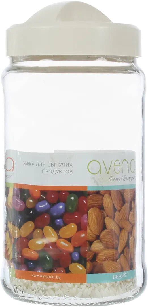Банка для сыпучих продуктов Avena MIO 1.58 л стекло
