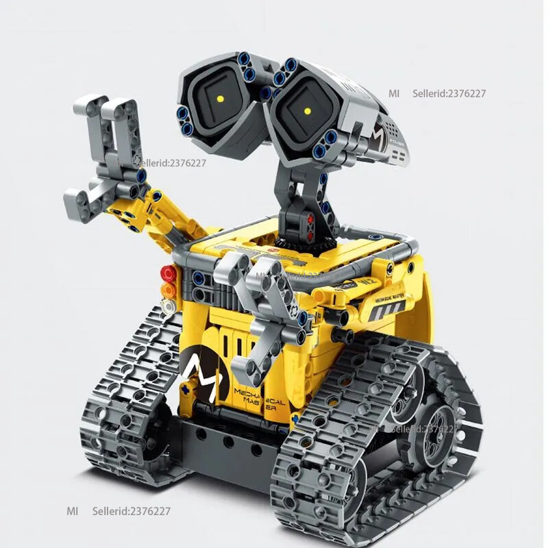 Конструктор STEM робот Валли 3 в 1 NEW 2024 с пультом и LED глазами