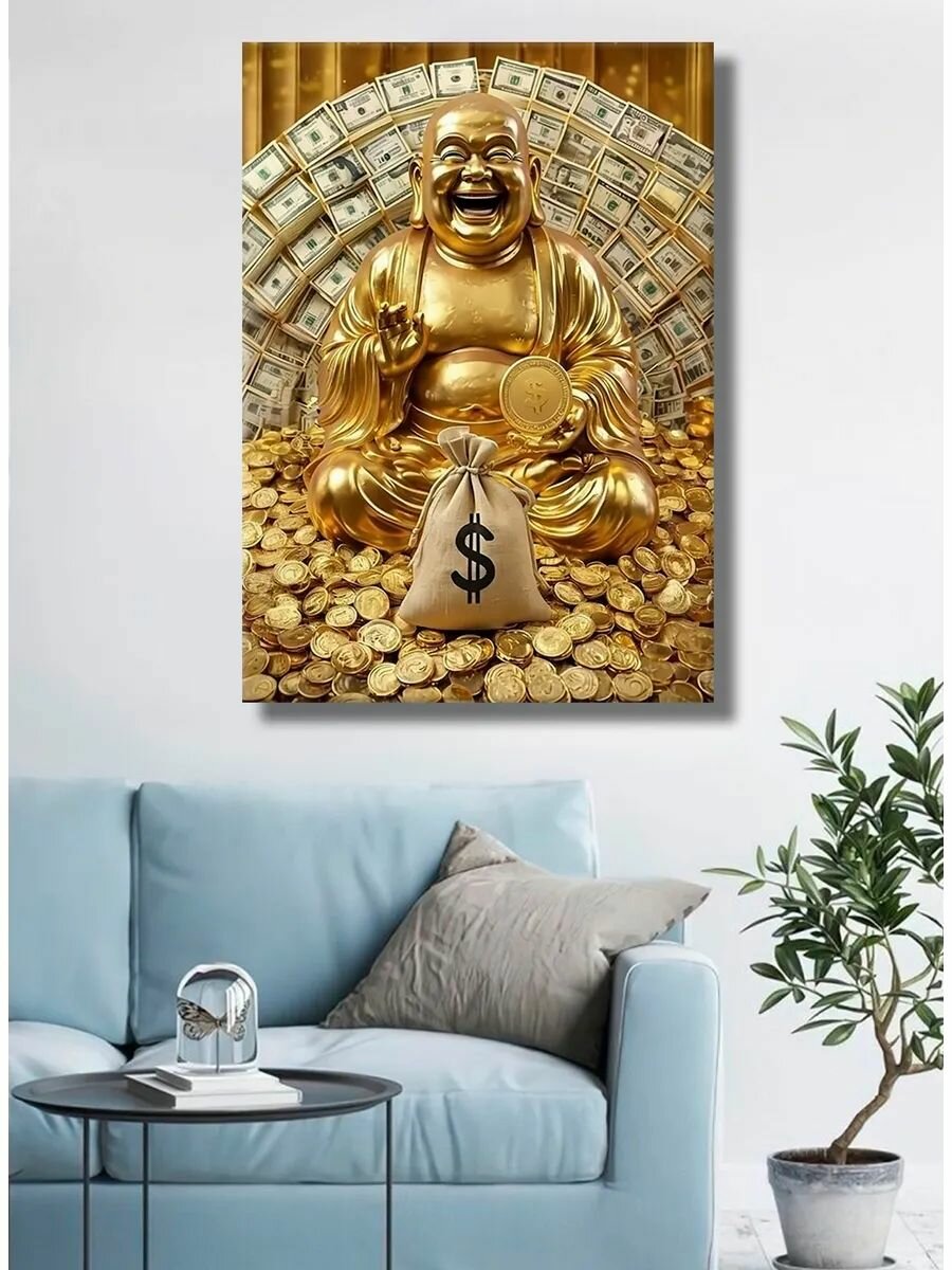 Картина "Богатство Будды", галерейная 50х70см 1шт. — фото 1