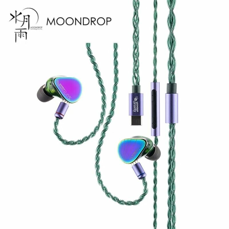 MOONDROP RAYS наушники USB-C DSP Pro Gaming items с динамическим драйвером Mic Al Denoise + Planar Magnetic Driver Киберспортивные наушники
