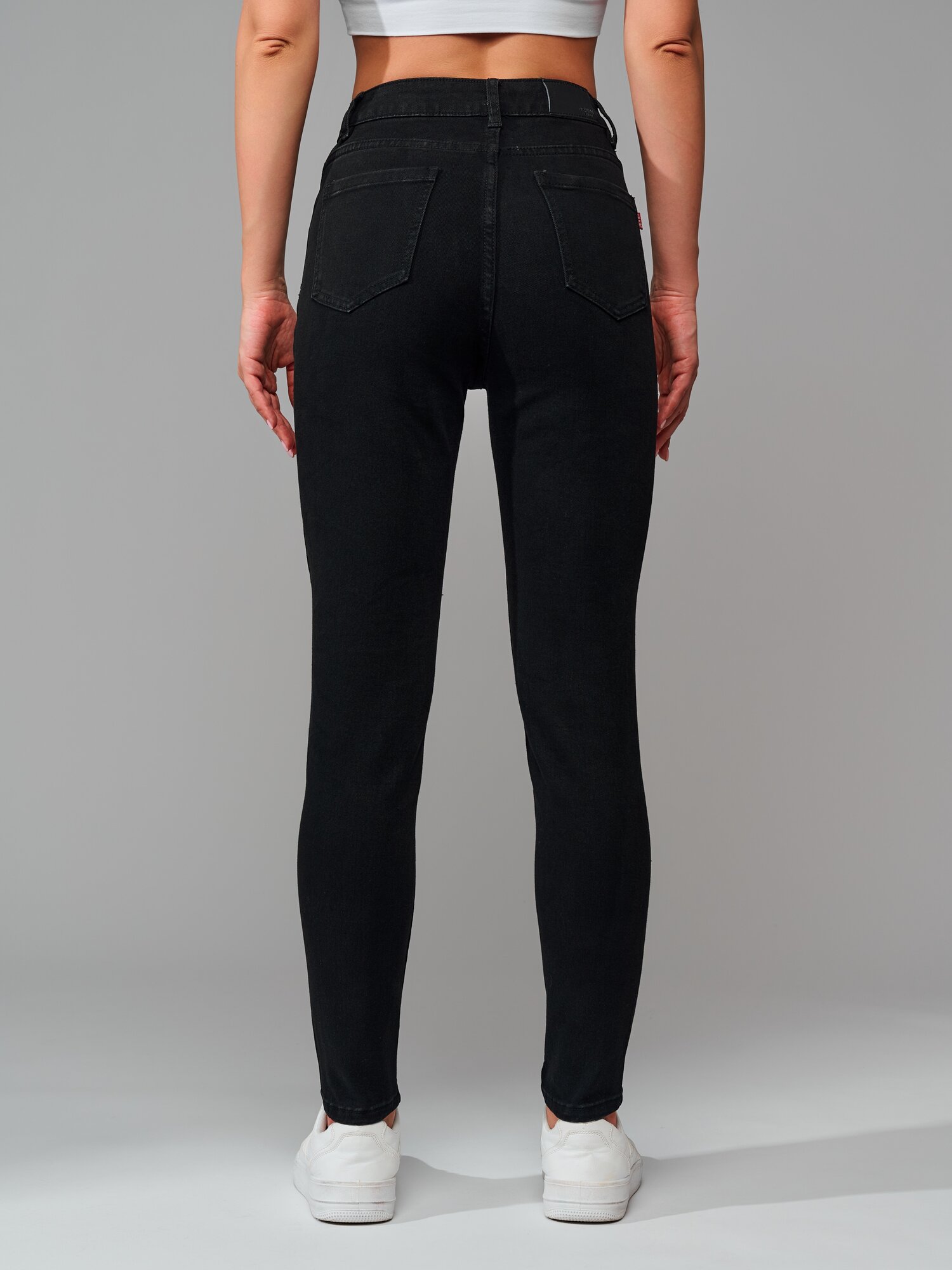 Джинсы скинни FEIMAILIS, размер 27, черный — фото 1