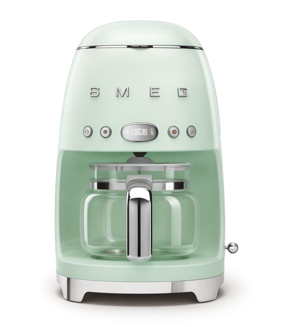 Капельная кофеварка Smeg DCF02PGEU 10 порций цвет пастельный зеленый