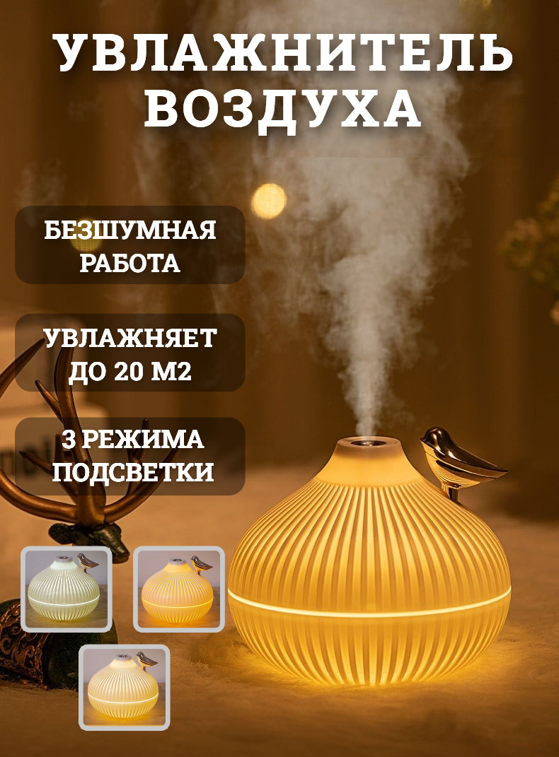 Увлажнитель воздуха Onion Humidifier 3в1 ночник увлажнитель белый