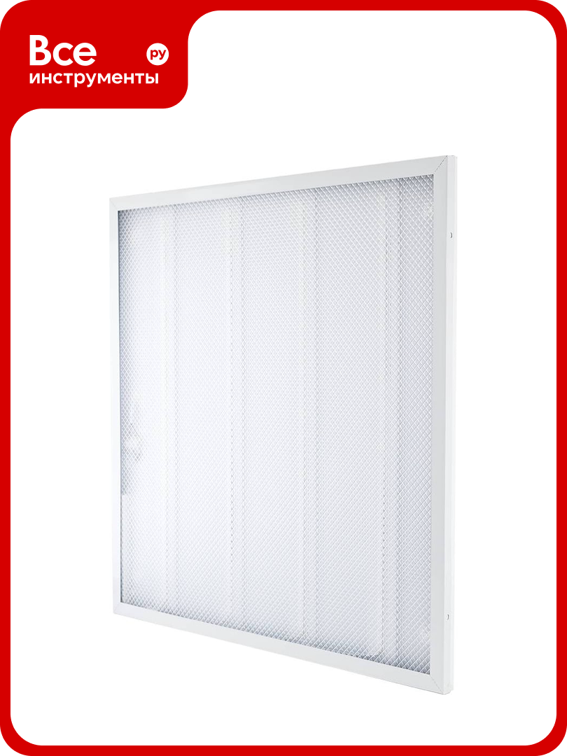 Светодиодная панель GLANZEN RPD-0002-65-36W 6500К 36Вт Армстронг Призма 595х595х17мм КА-00009633