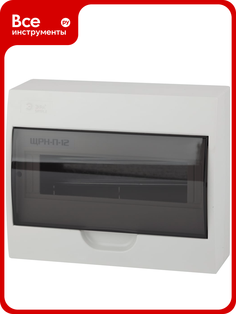 Корпус ЭРА ЩРН-П-12SIMPLE IP41 пластиковый Б0041525