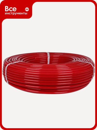 Изображение товара Труба из сшитого полиэтилена с кислородным слоем STOUT PEX-a 16х2,0 бухта 200 м, красная SPX-0002-001620, красный
