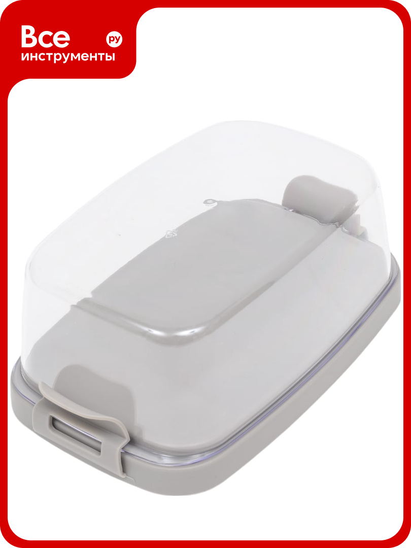 Масленка Martika Летиция пыльно-серая С322ПСЕР, изготовлена из безопасного пищевого