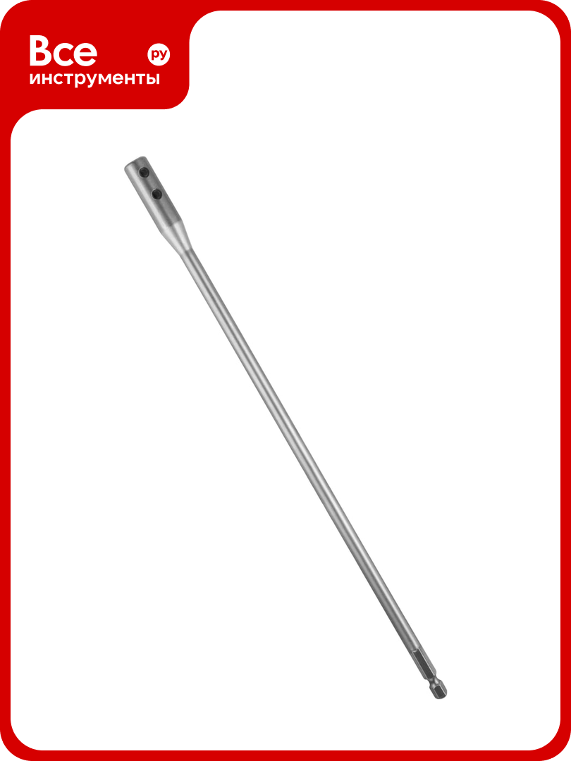 Удлинитель для перьевых сверл 300 мм vertextools 1133-01-300