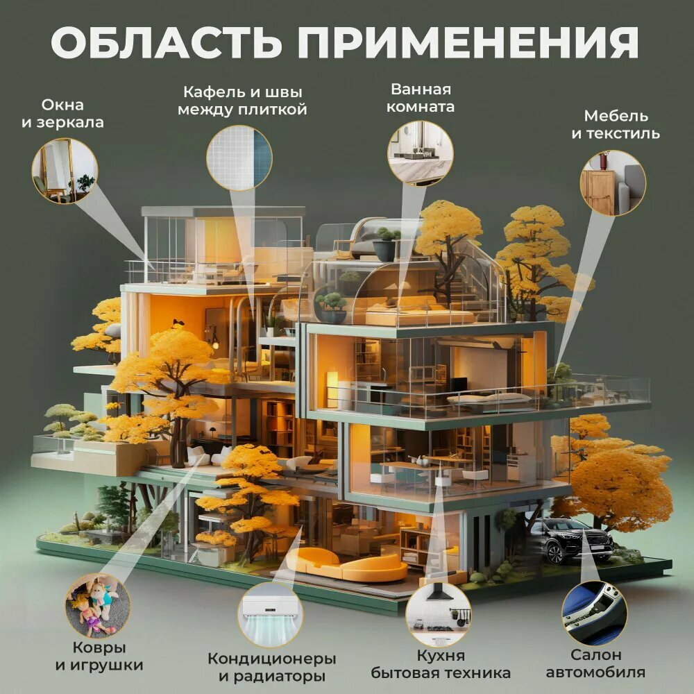 Мощный пароочиститель для дома, пароочиститель для уборки, мощность 2500 Вт, ручной, для уборки мебели — фото 1