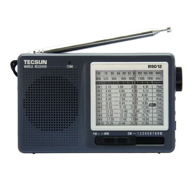 Портативный Радиоприемник Tecsun R-9012, Диапазоны FM/MW/SW, Питание от Батареек