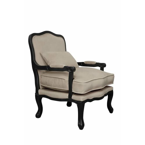фото Кресло mak-interior "nitro taupe", из массив дерева c подлокотниками mak interior
