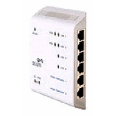 Коммутатор 3Com (3CNJ1000) IntelliJack Gigabit, 4x10/100/1000Base-T,PoE 2xPass-through ports JD050A