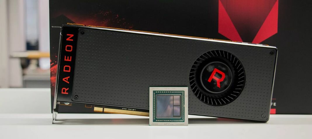 Профессиональная, игровая Rx vega 64 8 gb