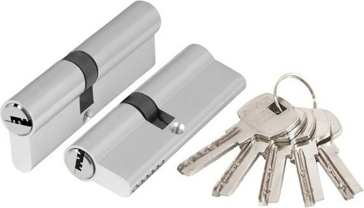 Цилиндровый механизм (AX200/70) AX2000Key70 (30+10+30) CP хром