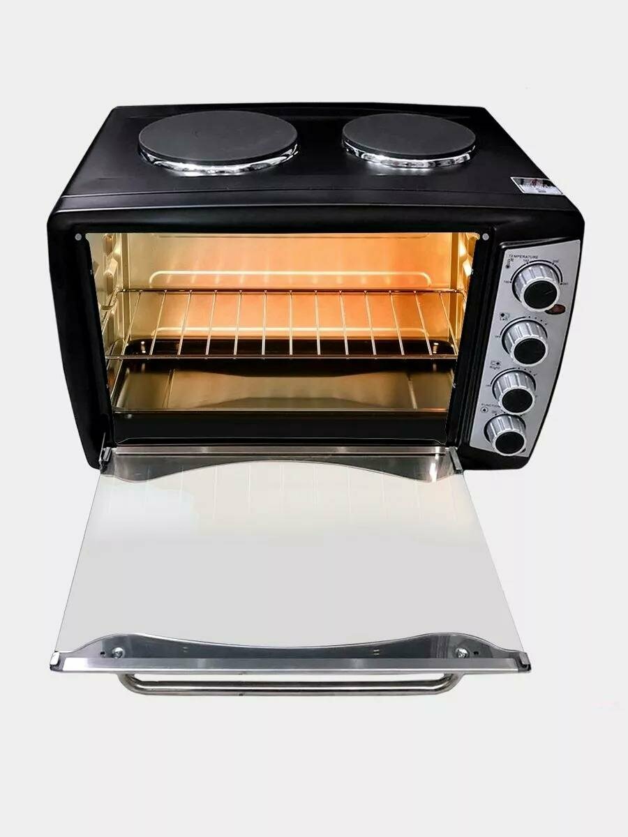 Электродуховка Dumas, с конфорками, эмаль легкой чистки, 45 л — фото 1