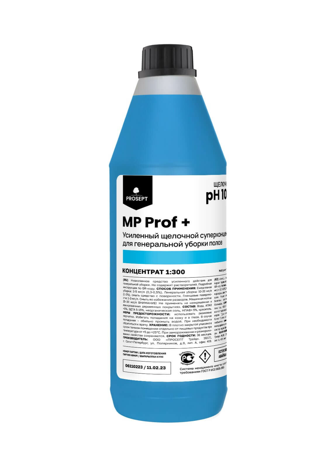 Средство моющее для полов всех типов Prosept MP Prof +(1л)