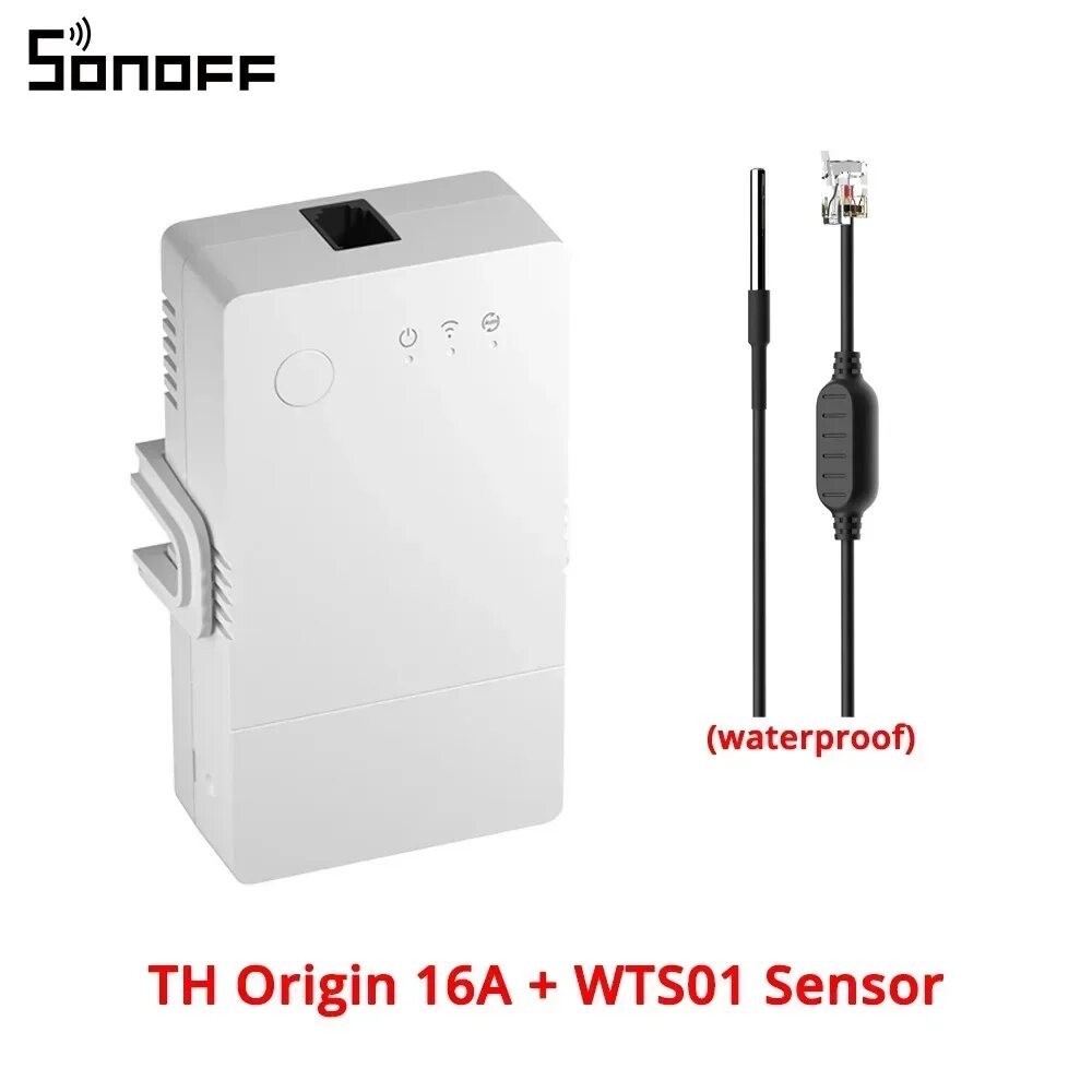 SONOFF TH Origi THR316/320 умный датчик температуры и влажности 16A WTS01