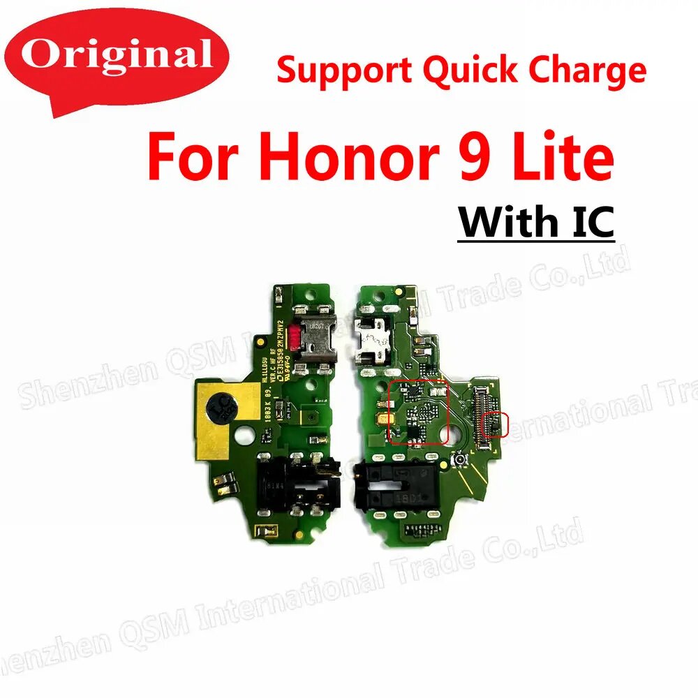 Новый оригинальный USB-порт для телефона Huawei Honor 9 Lite 9i 9X 9Xpro док-станция для зарядки зарядное устройство гибкий кабель запасные части Honor 9Lite Original