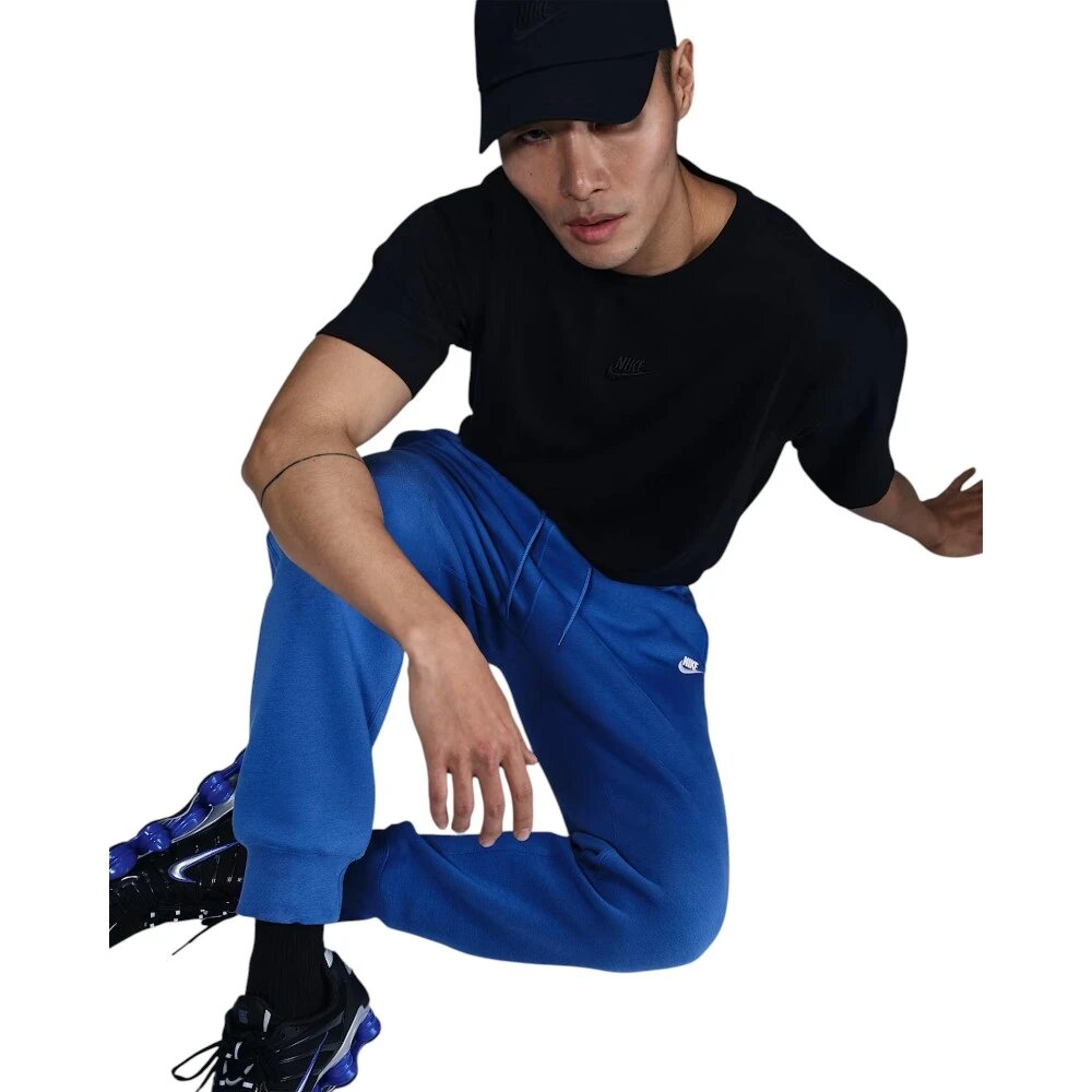 Брюки NIKE, размер M, синий — фото 1