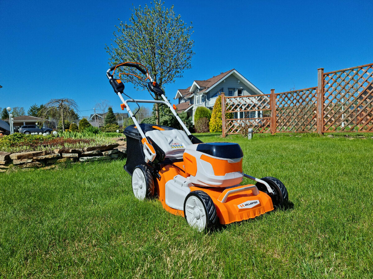 Газонокосилка аккумуляторная VILLARTEC MA 4046T Set (AM405AC402) [MA4046TSet]