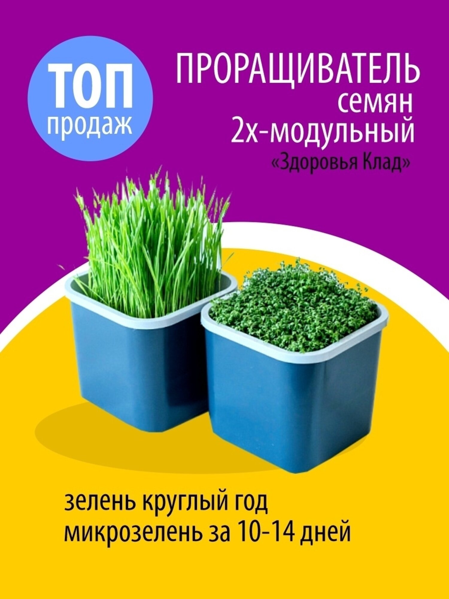 ЗК2/TM Grafit мощный большой аэросад двойной проращиватель семян для проростков домашний