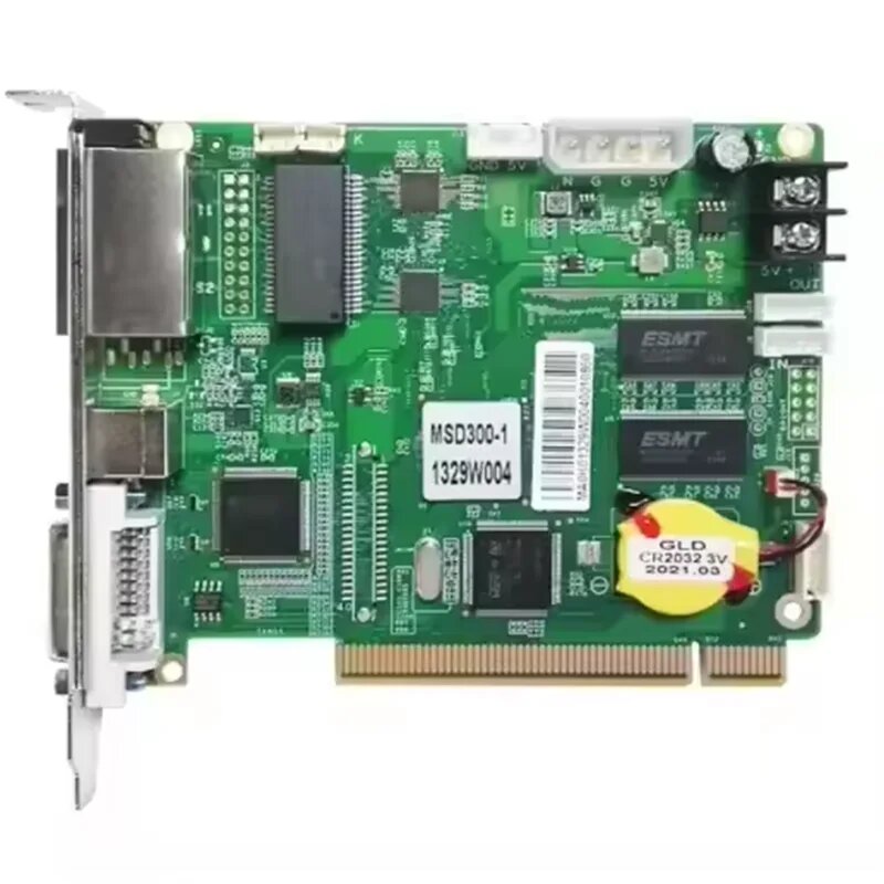 Новый Novastar MSD300-1 полноцветная видеостена RGB большой экран отправляющая карта HUB75 модуль светодиодный дисплей синхронизация карта управления