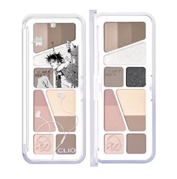 Палетка теней для глаз CLIO PRO EYE PALETTE AIR (UNPLUGGED BOY COLLABO) 13 DANCING SMOKY