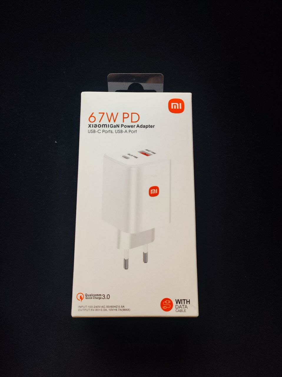Xiaomi 67W PD Зарядное устройство: Быстрая зарядка, максимальная эффективность, универсальная совместимость.