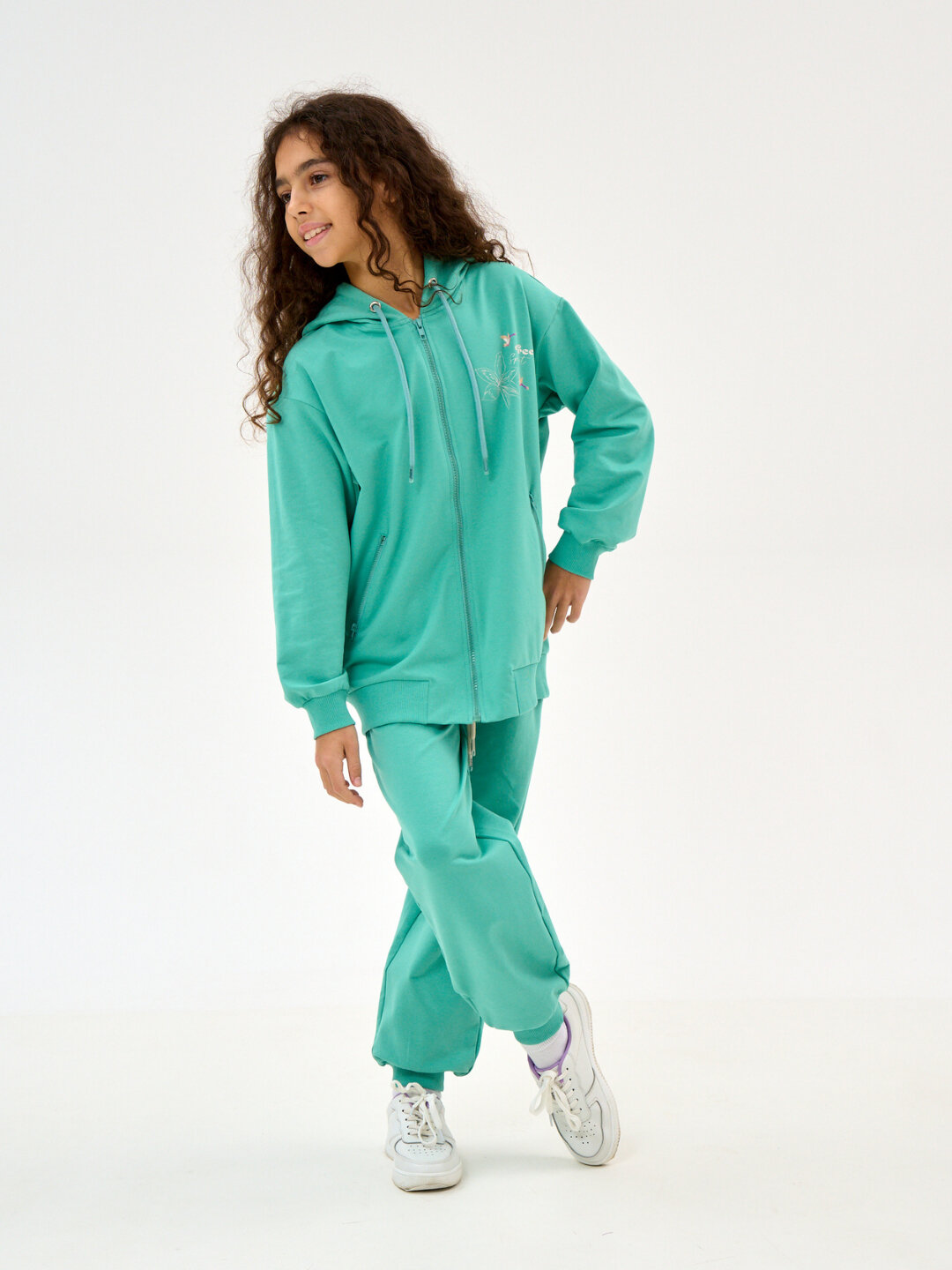 Брюки спортивные neo, размер 140, зеленый — фото 1